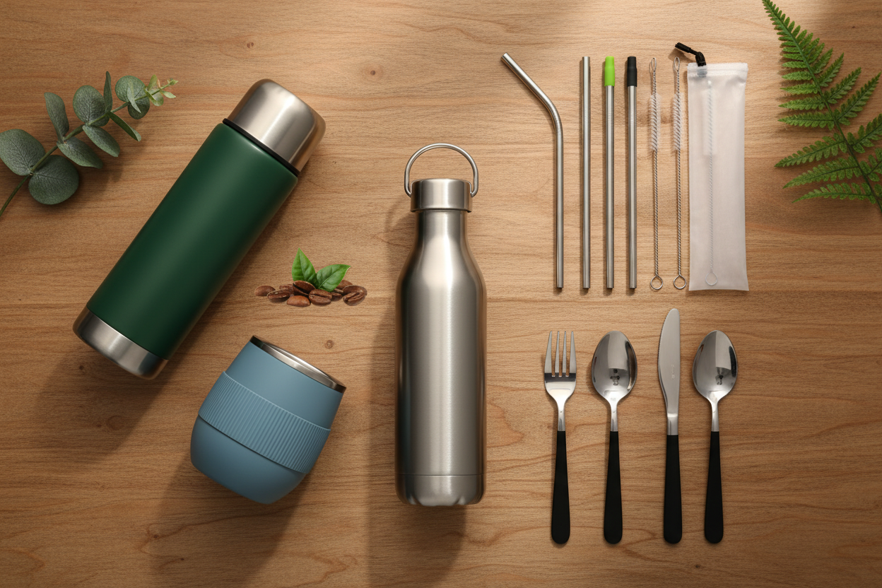 Eco-Certified Stainless Steel Kitchen & Drinkware