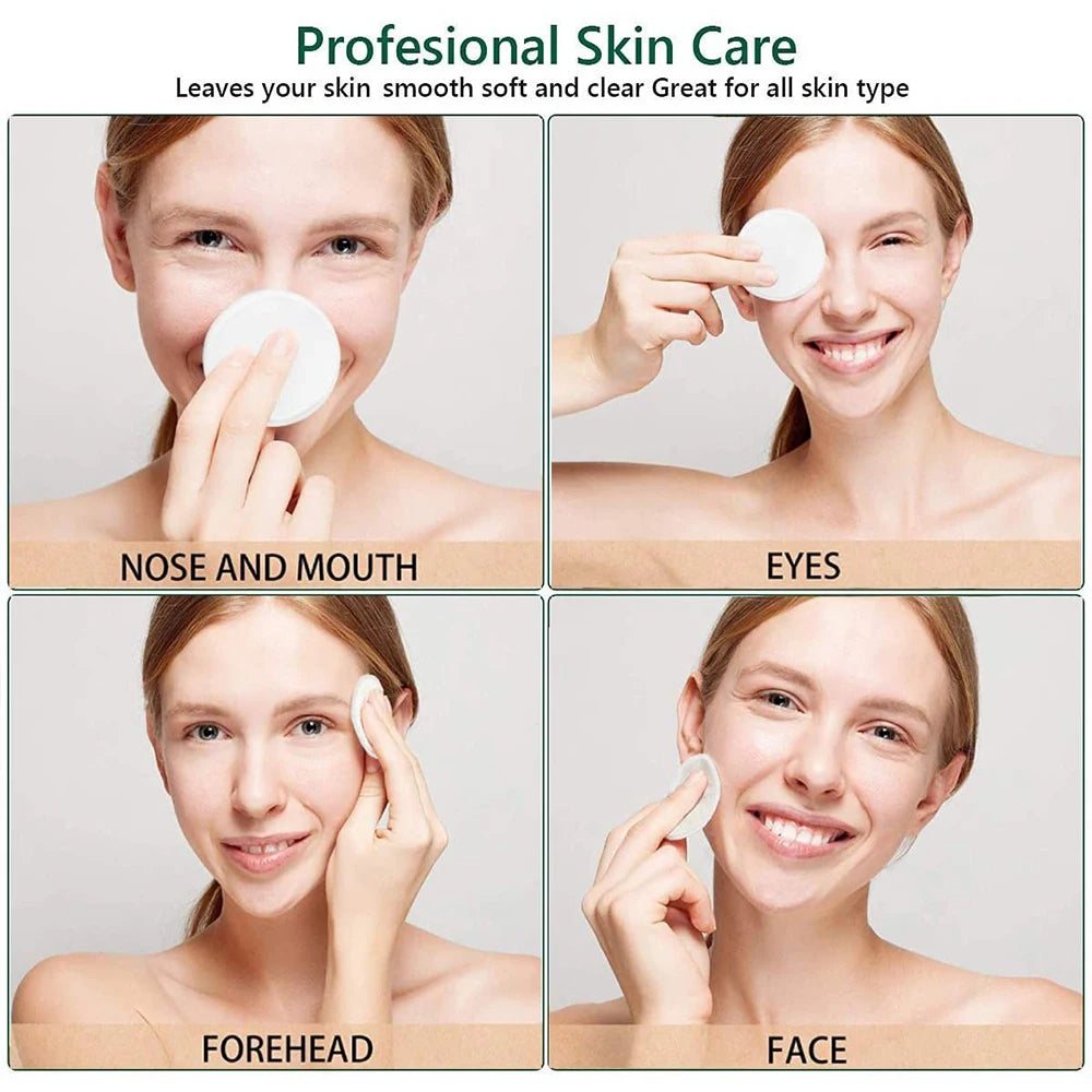 20-Pack Washable Makeup Remover Pads - Superior Absorbency & Softness - GreenBox