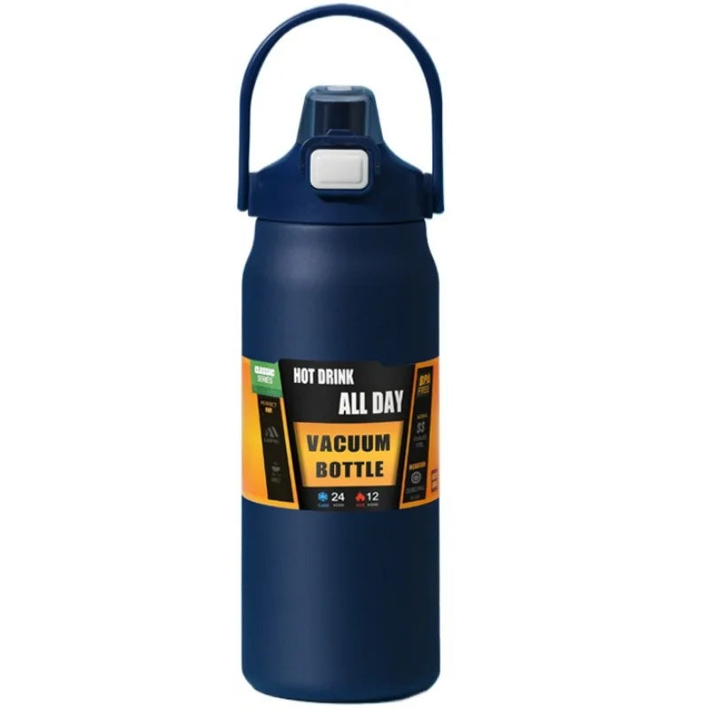 Premium Stainless-Steel Thermos (Double-Wall Vacuum-Insulation) - Fully Recyclable