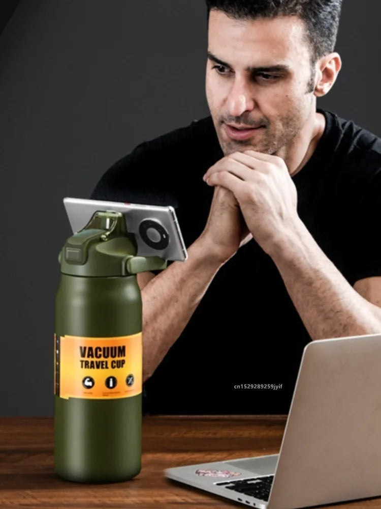 Premium Stainless-Steel Thermos (Double-Wall Vacuum-Insulation) - Fully Recyclable - GreenBox