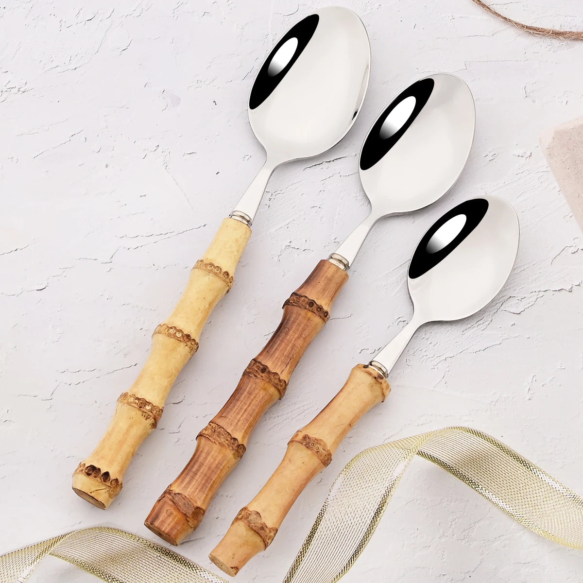 Premium Stainless-Steel Utensil - 100% Naturally Antimicrobial & Compostable