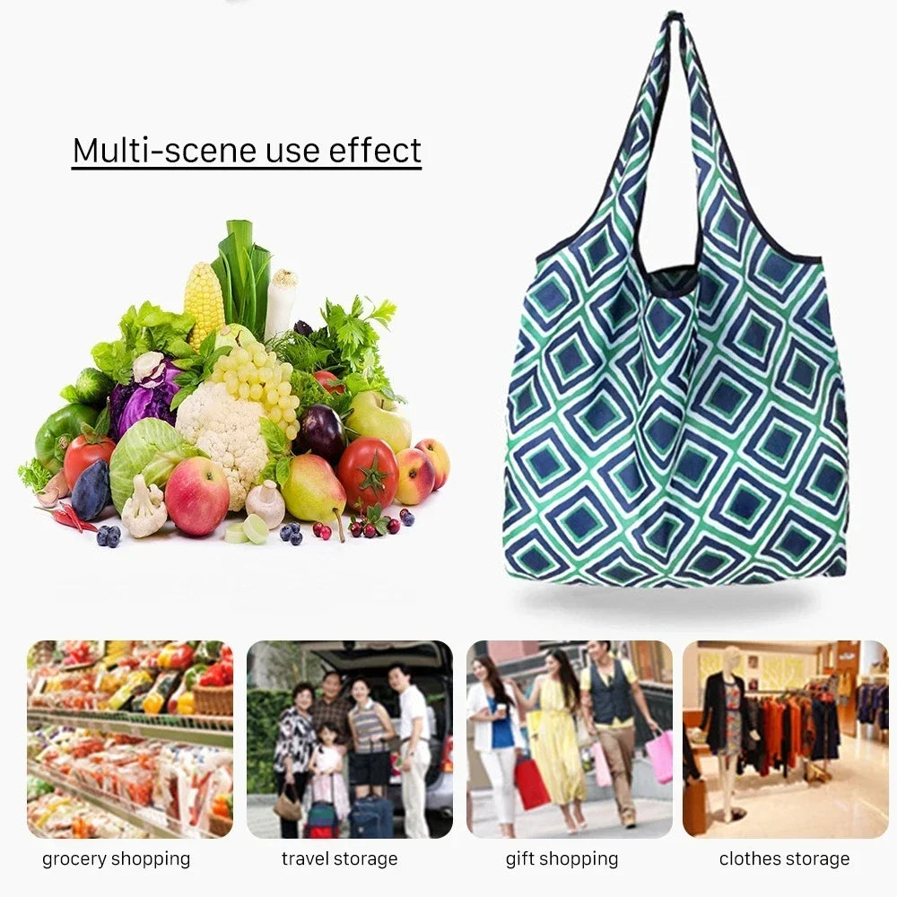 Dependable Reusable Tote Bag - Waterproof & Foldable Design