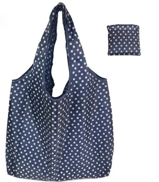 Foldable Reusable Bag (Washable Fabric) - Lightweight & Stylish - GreenBox
