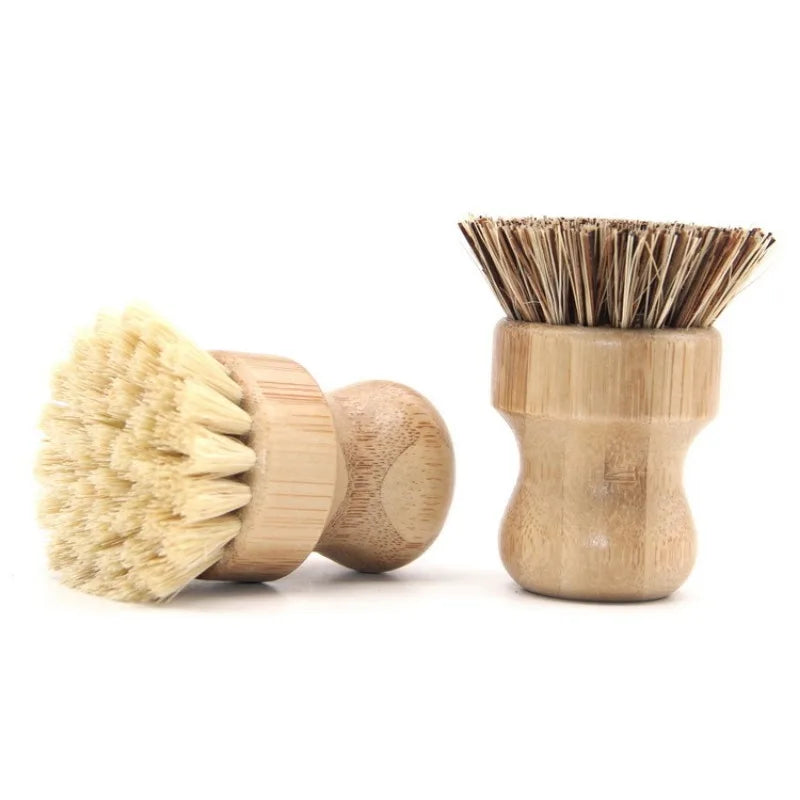 Bamboo Dish Scrub Brushes - Naturally Antimicrobial & Fully Compostable - GreenBox
