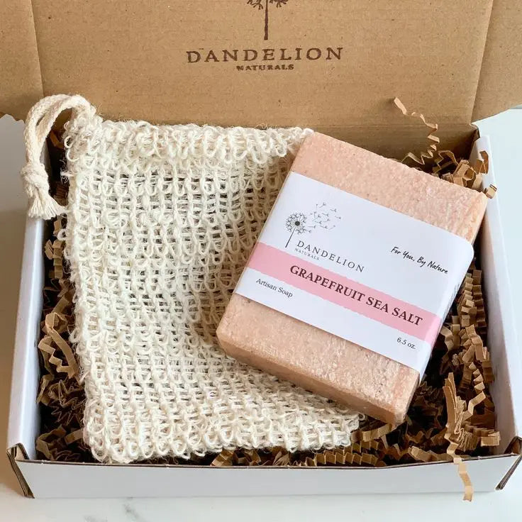 Sustainably Crafted Wooden Soap Dishes + Natural Fiber Pouches - 100% Hand-Finished - GreenBox