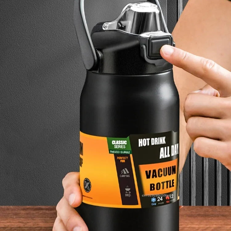 Premium Stainless-Steel Thermos (Double-Wall Vacuum-Insulation) - Fully Recyclable - GreenBox