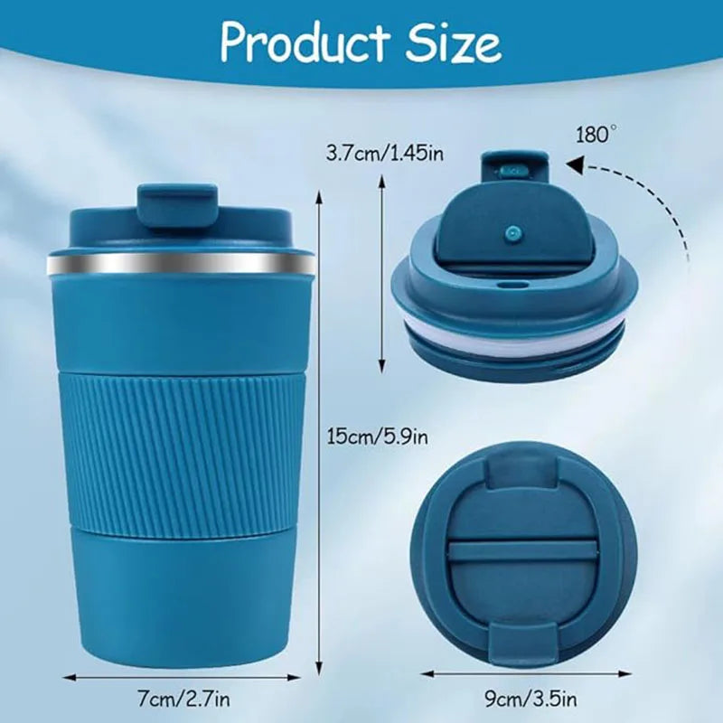 380ml Double-Wall Insulated Mug - Premium Stainless Steel - GreenBox