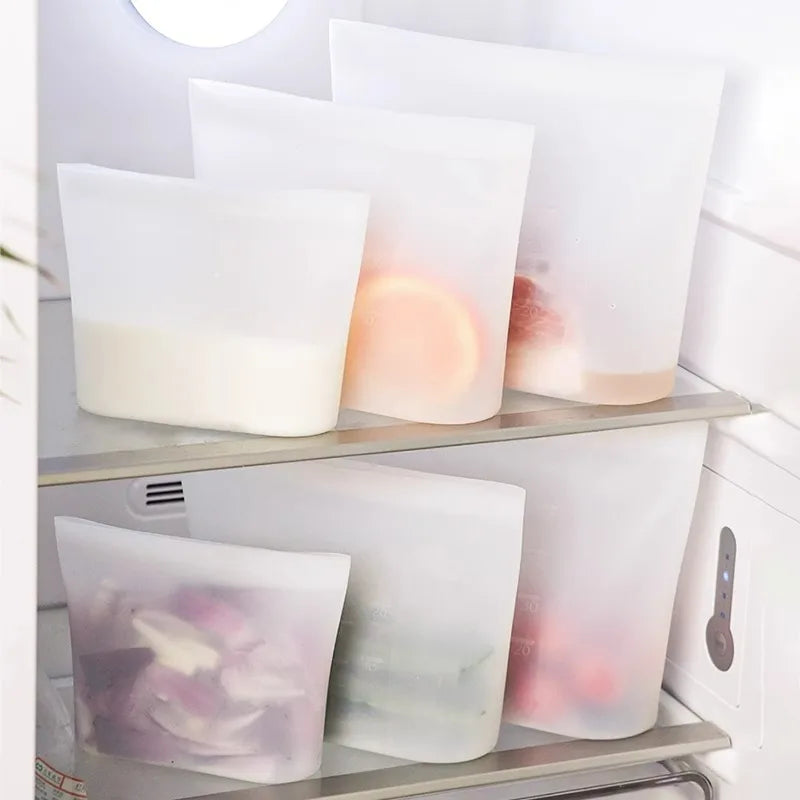 Premium Silicone Food Storage Bags - 100% BPA-Free - GreenBox