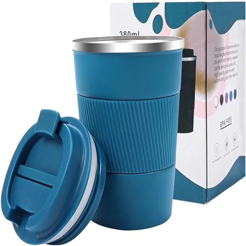 380ml Double-Wall Insulated Mug - Premium Stainless Steel - GreenBox