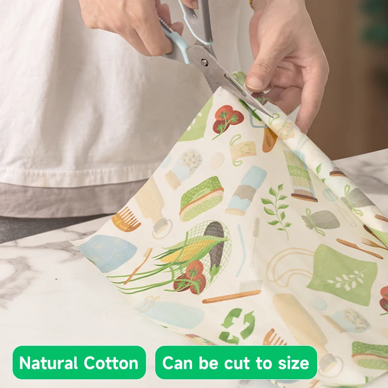 Plastic-Free & Organic - Natural Beeswax Wrap Roll - GreenBox