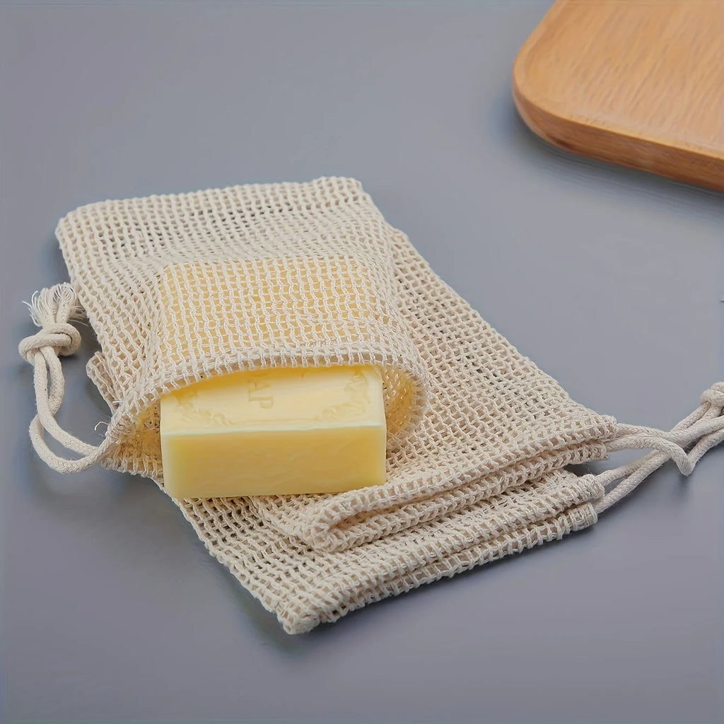 Natural & Luxurious Mesh Soap Bags - 100% Plant-Based & Compostable - GreenBox