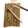 Five Natural-Bristle Toothbrushes - Sustainably Harvested - GreenBox