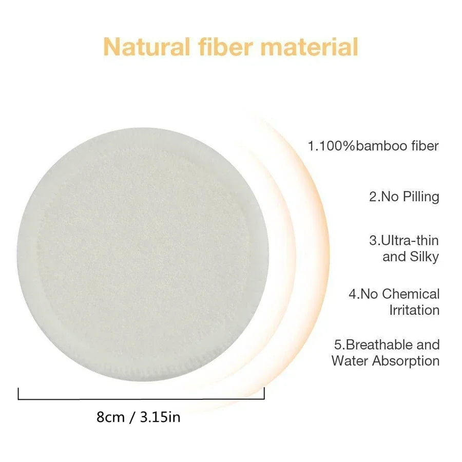 12-Pack Washable Cotton Pads (Soft, Absorbent, & Hypoallergenic) - GreenBox