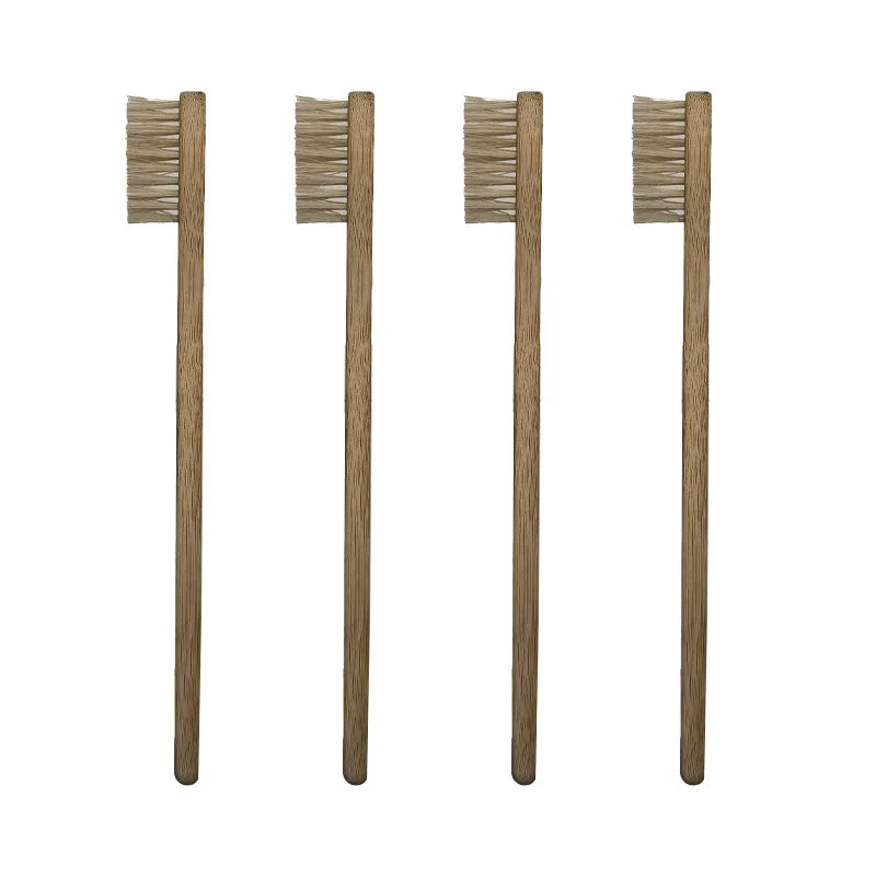 Five Natural-Bristle Toothbrushes - Sustainably Harvested - GreenBox