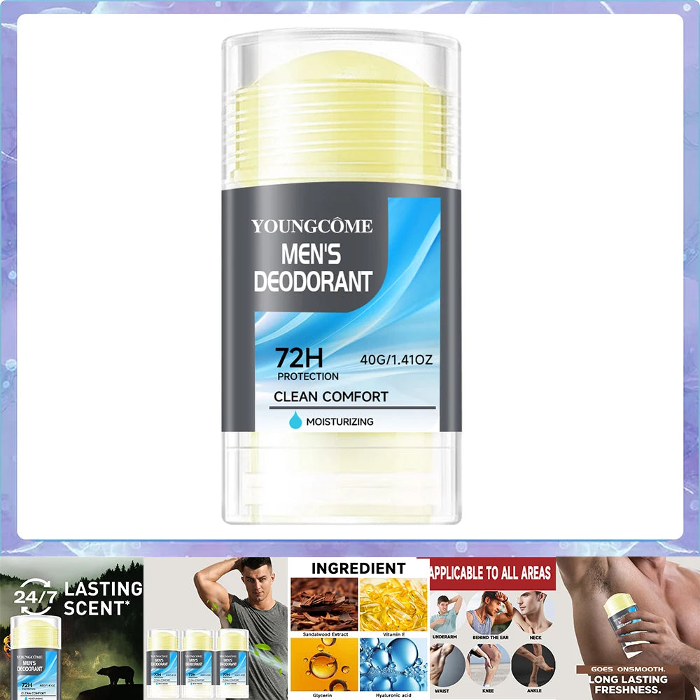 Environmentally Conscious and Eco-Friendly Natural Deodorant for Men