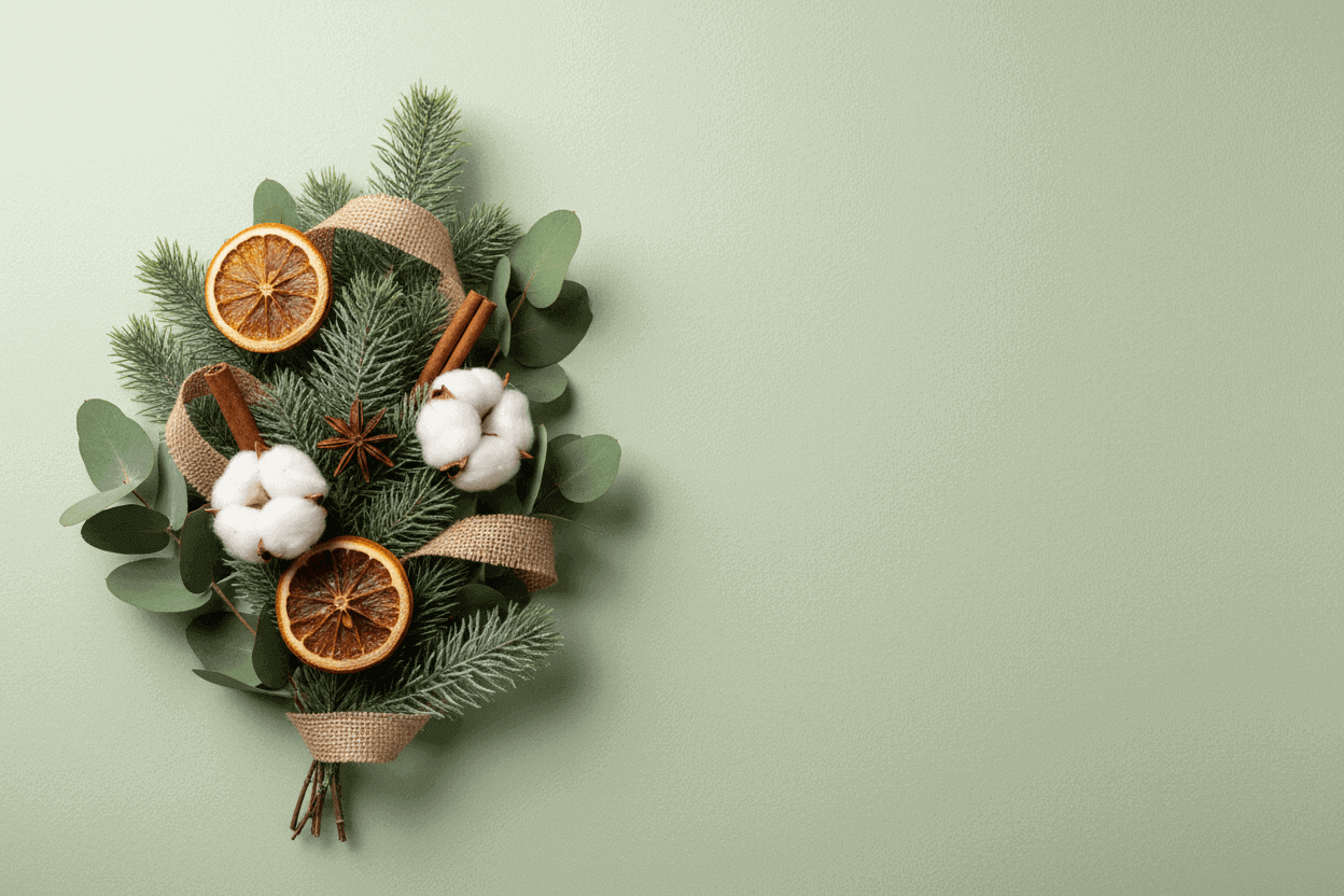 December Sale Banner - Eco-Friendly Holiday Theme